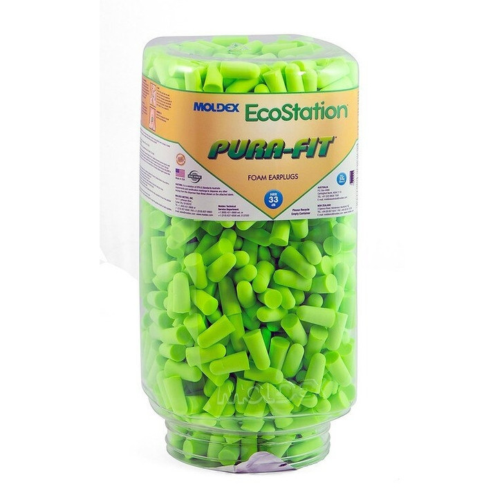 Earplug Refill, EcoStation, One Size, Foam, Tapered, Wall