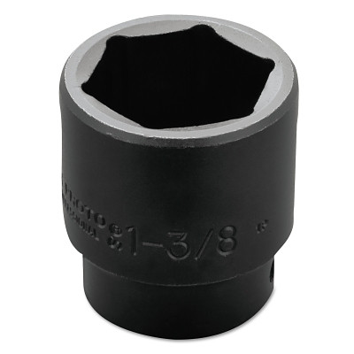 Proto J7444H Torqueplus Impact Sockets, 1/2 in Drive, 1 3/8 in Opening, 6 Points