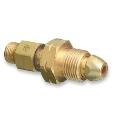 Western Enterprises 320 Brass CGA Cylinder Adaptor Welding Gas Service