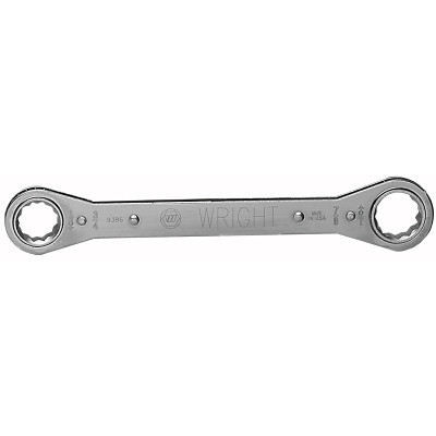 Wright Tool 9386 12 Point Ratcheting Box Wrench, 3/4-in x 7/8-in, 9-1/4-in