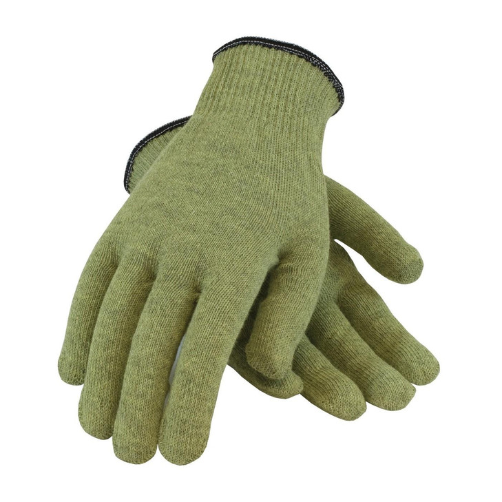 PIP ACP TECHOLOGY/DUPONT KEVLAR 10 GAUGE SEAMLESS KNIT, MEDIUM WEIGHT KEVLAR/POLYESTER WITH SILICA CORE, GREEN, Size Large, Case Qty.: 12 Dozen