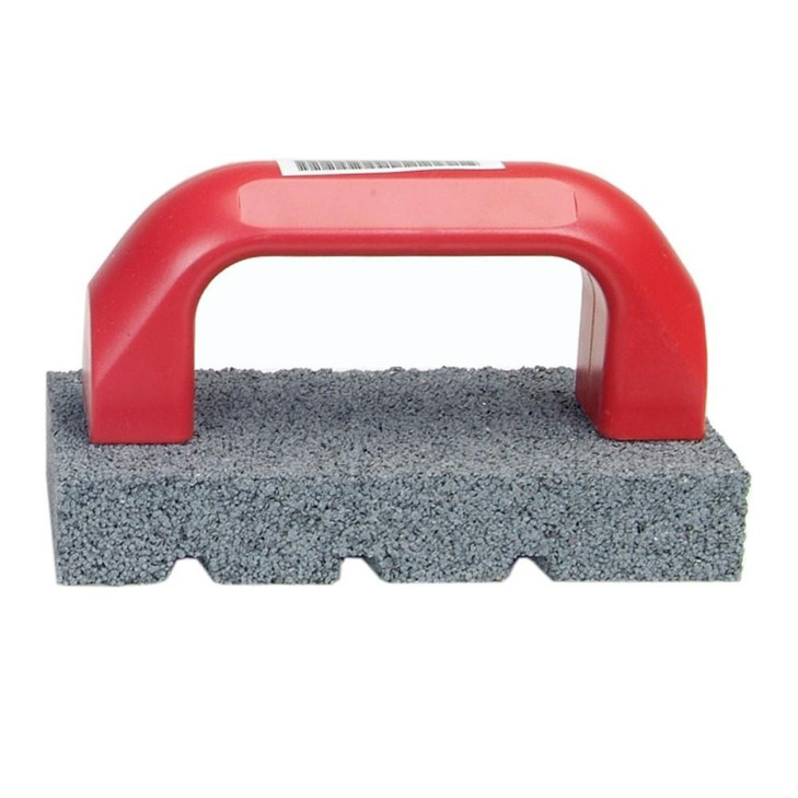 SHARPENING STONES, Rubbing Brick - Fluted with Handle, Size: 6 x 3 x 1