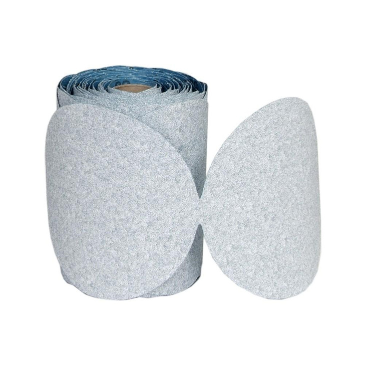BULK DISCS Stick & Sand Paper Discs Rolls, Size: 6" x No Hole Disc Roll, Type: A975, GRIT: P400B, Packaging Qty: 4