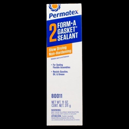 #2 Sealant, Permatex Form-A-Gasket, 11 Oz, Tube, Black