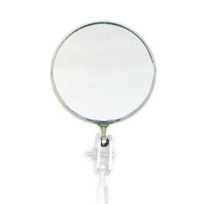 Ullman C2HD Inspection Mirror Head Assembly, Round, 2-1/4 in dia