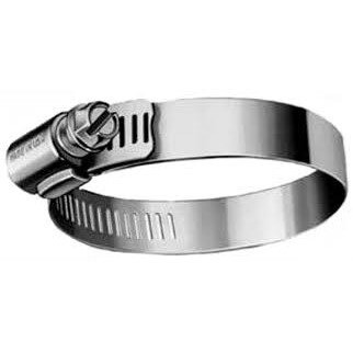 HD72S 9/16" Band, Heavy Duty 3-Piece Stainless Worm Gear Hose Clamp, 3" - 5" (Pack of 10)