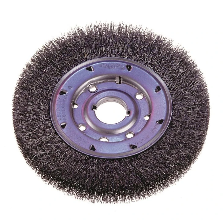 OSBORN, 8” MEDIUM FACE WIRE WHEEL (.0118 X 5/8” WIDE X 1-1/4” AH)