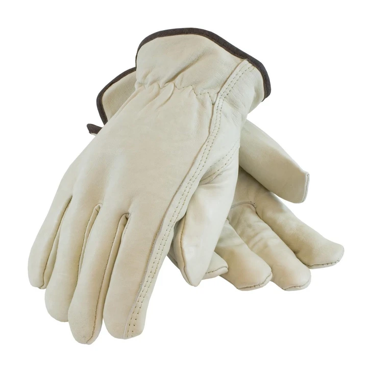 PIP INSULATED TOP GRAIN COWHIDE DRIVERS, RED THERMAL LINING, PREMIUM GRADE, KEYSTONE THUMB , Size Large, Case Qty.: 6 Dozen
