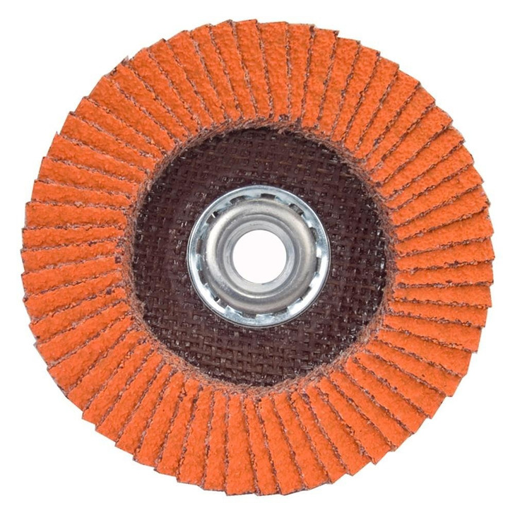 Norton SG Blaze Flap Disc, Style: Type 29, Size: 4-1/2", 5/8-11, Grit: 36, Packaging Qty: 10 per box