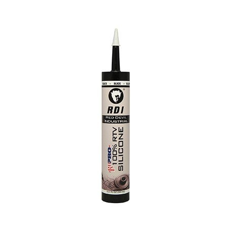 Silicone Caulk, 100% Silicone  Sealant Black  10.1 fl oz Cart.
