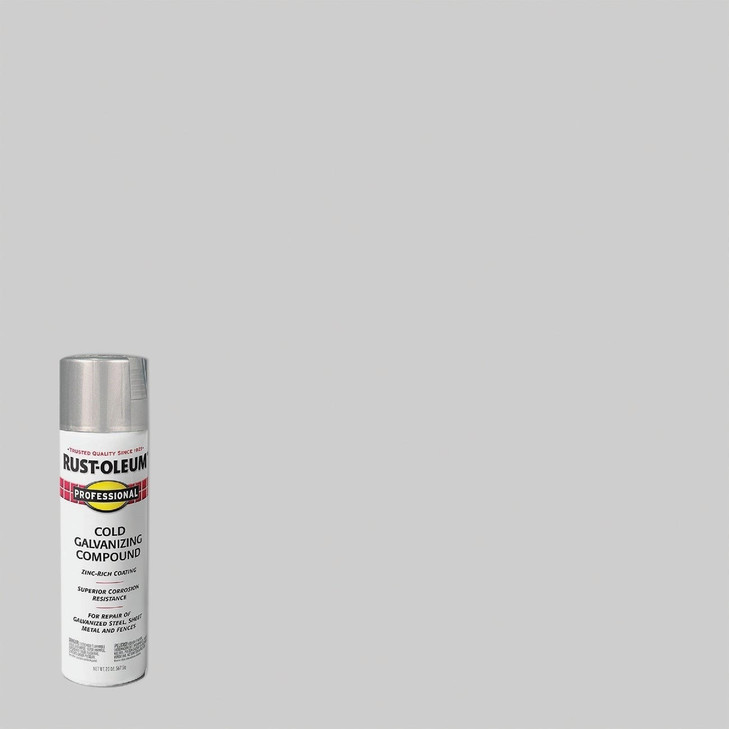 Rust-Oleum Professional Cold Galvanizing Compound Spray Paint, Size: 20 oz