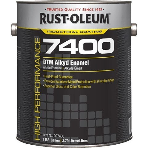 Paint, 7400, 1 gal, Safety Orange, Gloss, High Performance