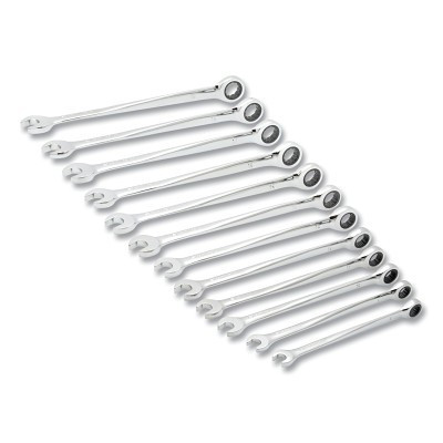 GEARWRENCH 85888 12 Pc. XL X-Beam Combination Ratcheting Wrench Sets, Metric