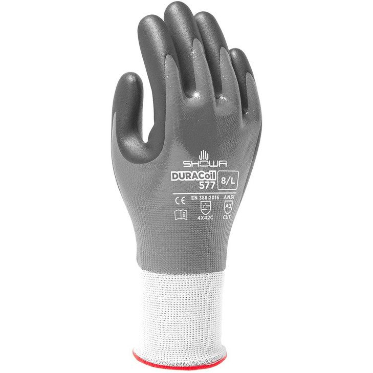 Cut Resistant Glove, X-Large, Nitrile, 11.75 L