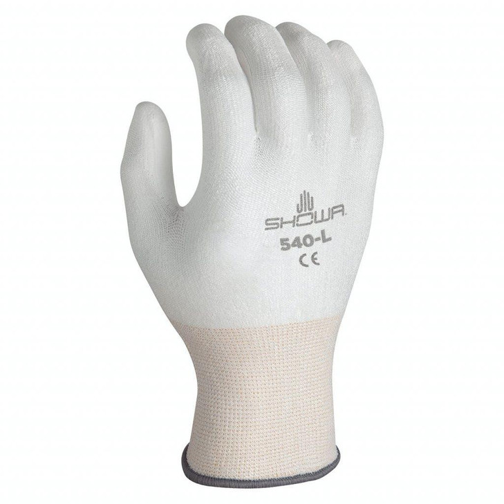Cut Resistant Glove, Large, A2 Cut, White, 10 L