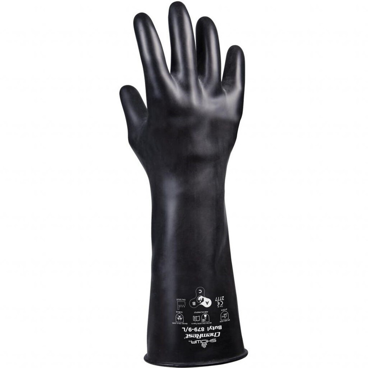 Chemical Resistance Glove, Large, Black