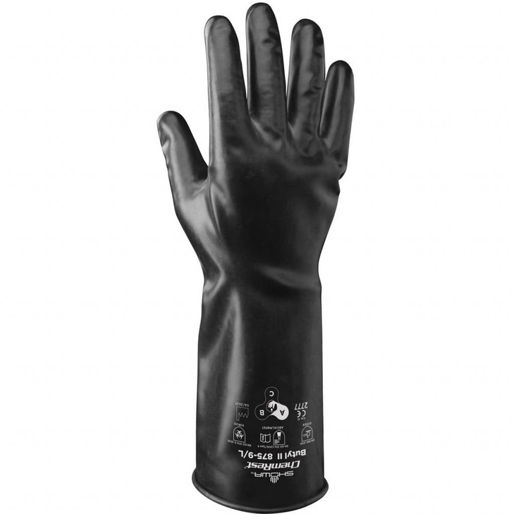 Chemical Resistance Glove, Small, Black