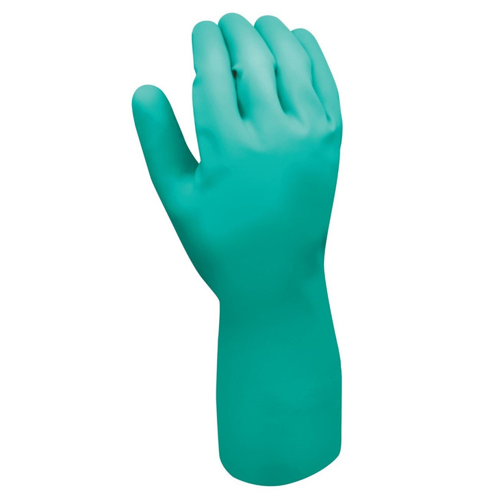 Chemical Resistance Glove, 2X-Large, 13 L, Light Green