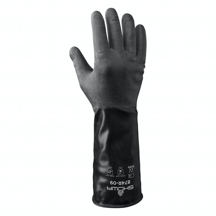 Chemical Resistance Glove, X-Large, Black