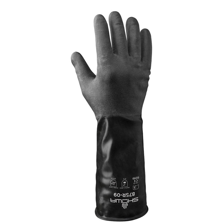 Chemical Resistance Glove, X-Large, Black