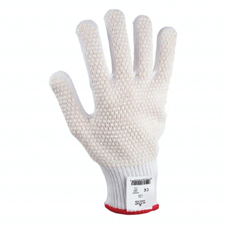 Cut Resistant Glove, Large, A4 Cut, White, 10.8 L