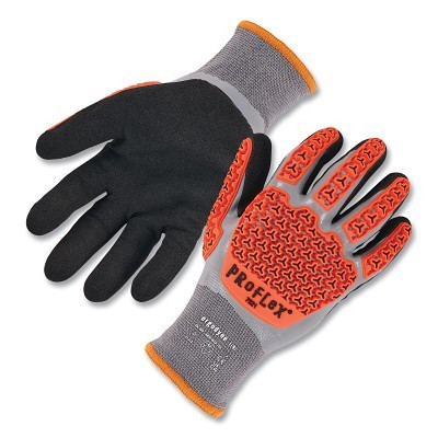 7521 1-PAIR 2XL GRAY THERMAL COATED IMPACT GLOVE