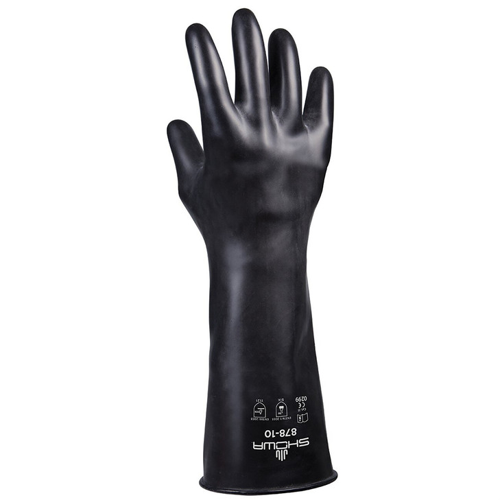 Chemical Resistance Glove, Large, Black