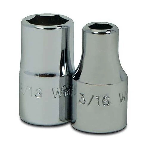Williams 1/4" Dr Std Socket 6-Pt 7/32"