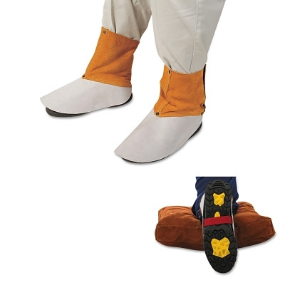 Best Welds Q15 Spats, Universal, Leather, Brown