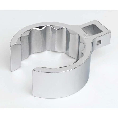 Crowfoot Wrench, Flare Nut, 1/2 Inch Dr, Satin-Chrome