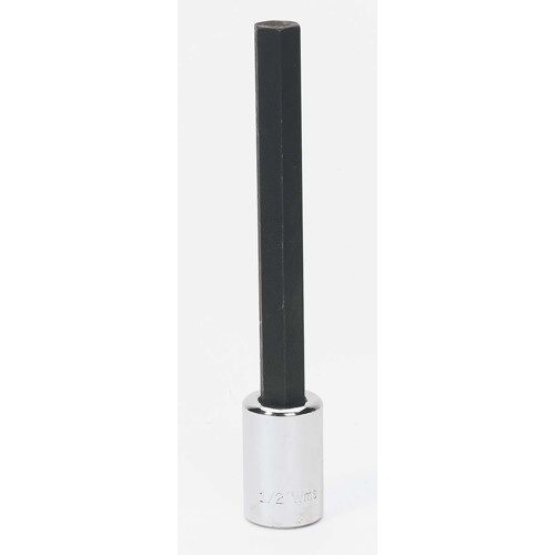 Socket Bit, 1/2 Inch Dr, 3/8 Inch Size, Hex, 1 1/2 Inch L