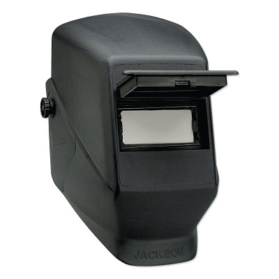 Jackson Safety 14982 WH10 HSL 2 Passive Welding Helmet, SH10, Black, Lift Front, 2 in H x 4-1/4 in W