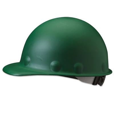 Fibre-Metal by PIP P2ARW74A000 P2 Series Roughneck Hard Cap, SuperEight Ratchet, Green