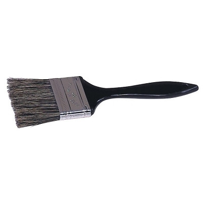 Weiler 40027 Chip & Oil Brushes, 1" wide, 1 3/4 in trim, Grey China, Plastic handle