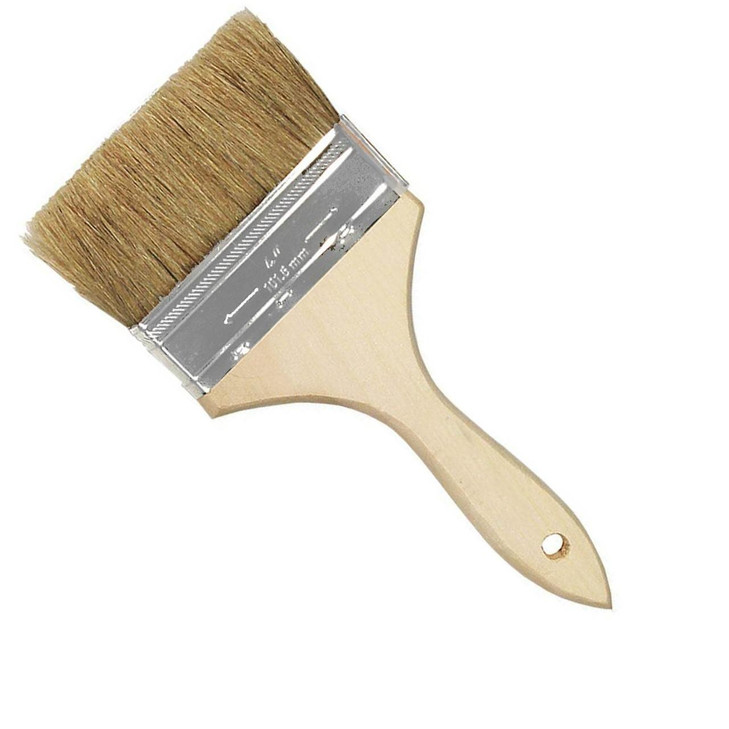 White Chinese Wood Handle Chip Brush, Size: 3", Packaging Qty: 1 each (12 per box) 432 per case