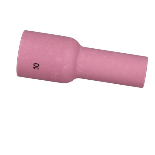 X-Long Alumina Cup, Large Gas Lens, #10 Size, 5/8 Inch Dia