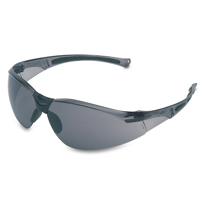 UVEX by PIP A801 A800 Series Eyewear, Gray Lens, Polycarbonate, Hard Coat, Gray Frame