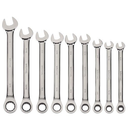 Combination Wrench, 1 Inch Opening, Rounded, 13 Inch OAL