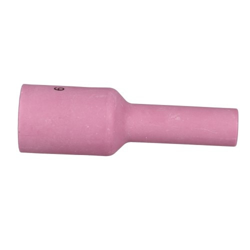 Long Alumina Cup, Medium Gas Lens, Long, #6 Size, Alumina