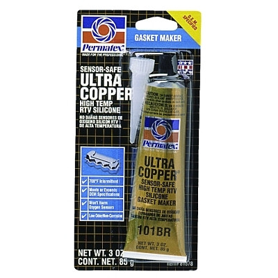 Permatex 81878 Ultra Silicone RTV Gasket Maker, 3 oz, Tube, Ultra Copper