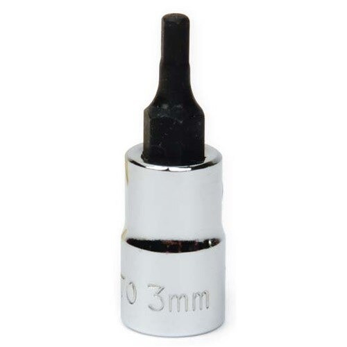 Socket Bit, 1/4 Inch Dr, 7 MM Size, Hex, 15/32 Inch OD