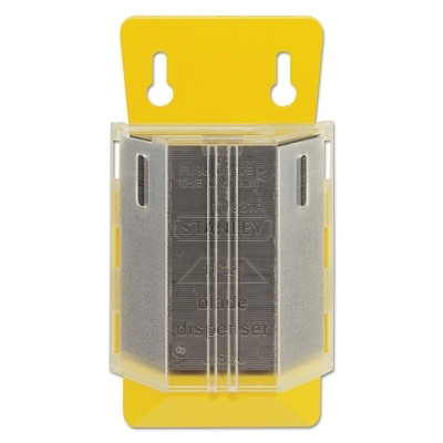 Stanley 11921A 1992 Heavy Duty Utility Blades, 2-7/16 in, Carbon Steel, 100 Pk w/Dispenser