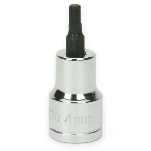 Socket Bit, 3/8 Inch Dr, 8 MM Size, Hex, 3/4 Inch OD