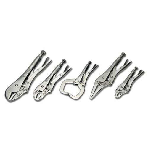 Locking Plier Set, 5 Pieces