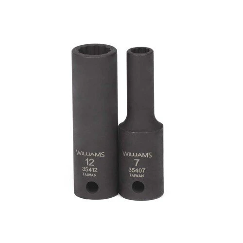 Socket, 2 1/2 Inch OAL, Deep Impact, 3/8 Inch Dr, 17 MM Size