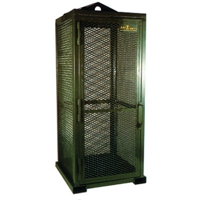 Saf-T-Cart STS9 Storage Series Cylinder Cage, Locking Door, (9) Hi-Pressure Cylinders