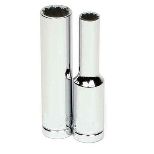 Socket, 2 Inch OAL, Deep, 1/4 Inch Dr, 10 MM Size