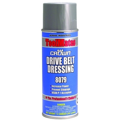 Crown 8079 Drive Belt Dressing, 16 oz Aerosol Can, 12 oz Fill