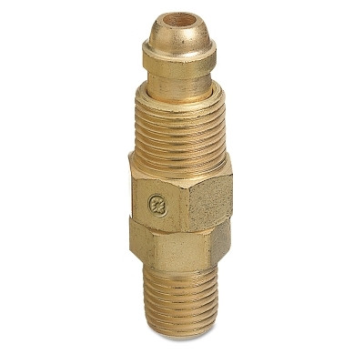 Western Enterprises AW427 Inert Arc Hose and Torch Adaptor, 200 psig, Brass, B-Size 5/8 in-18 RH (M)