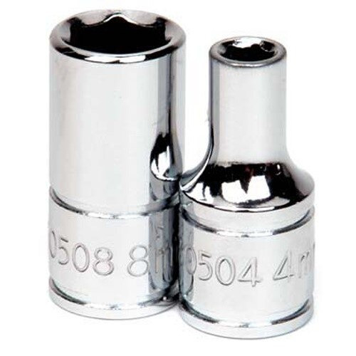 Williams 1/4" Dr Std Socket 6-PT 4.5MM